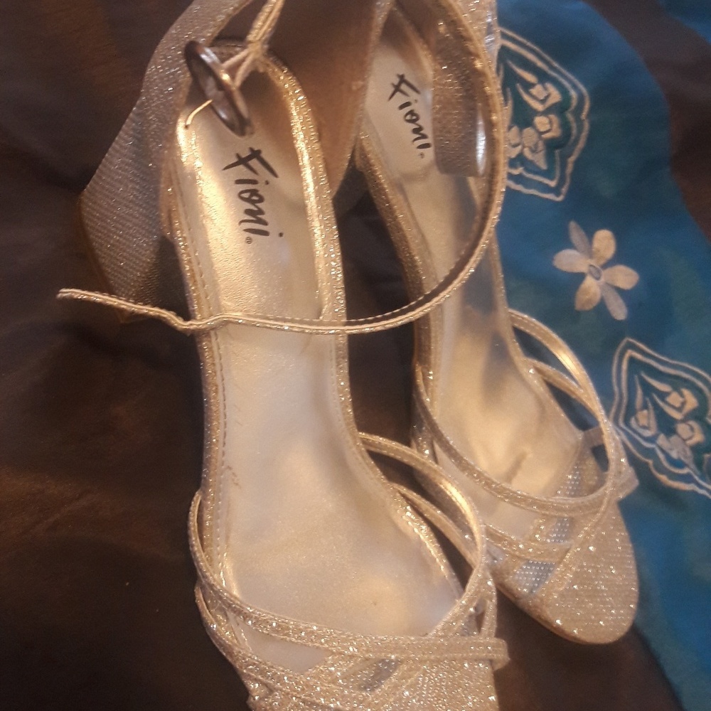 Silver heels